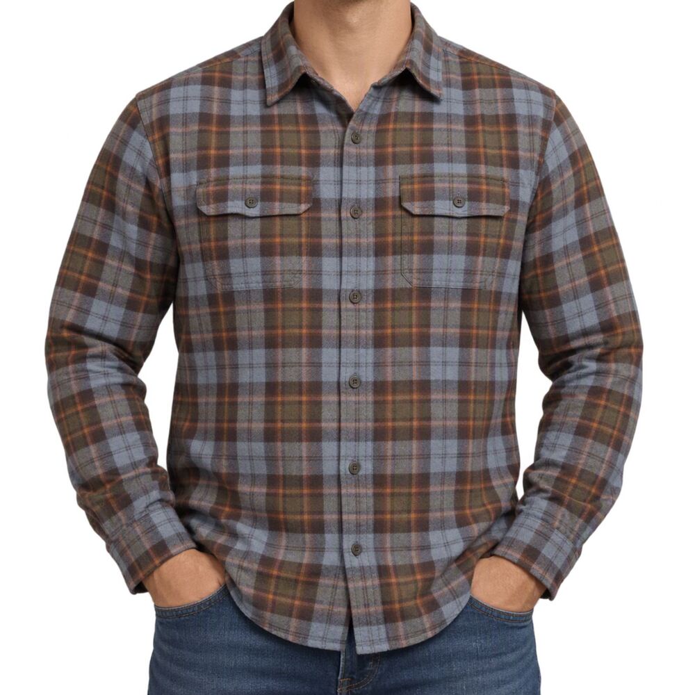 Vintage LL Bean Button Up Shirt Mens XL Plaid Brown Gorpcore Classic Outdoor